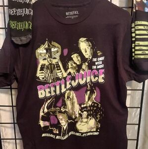 Beetlejuice Black Graphic T-Shirt